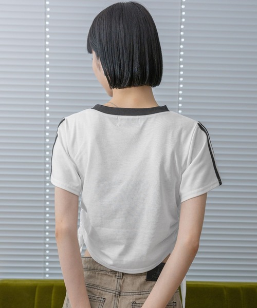 3.3 Field Trip （3.3フィールドトリップ）の「3.3 Field Trip／メタルロゴシャーリング（Tシャツ/カットソー・レディース・ホワイト/ブラック/ネイビー・FREE）」の15枚目の写真