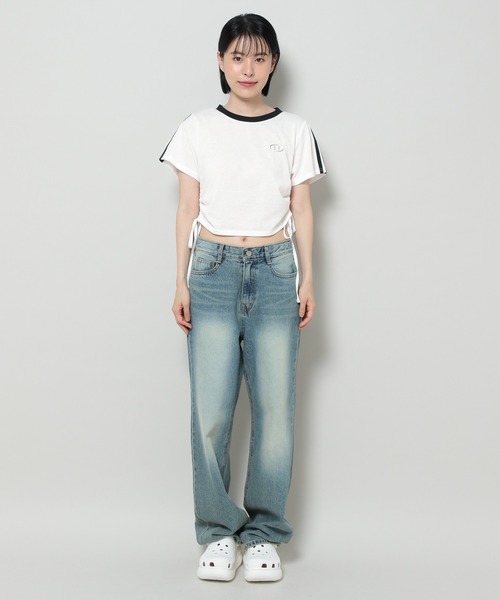 3.3 Field Trip （3.3フィールドトリップ）の「3.3 Field Trip／メタルロゴシャーリング（Tシャツ/カットソー・レディース・ホワイト/ブラック/ネイビー・FREE）」の16枚目の写真