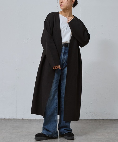 COLONY 2139（コロニートゥーワンスリーナイン）の「リバーコート（その他アウター・レディース・ブラック/チャコールグレー/ライトグレー・FREE）」の2枚目の写真