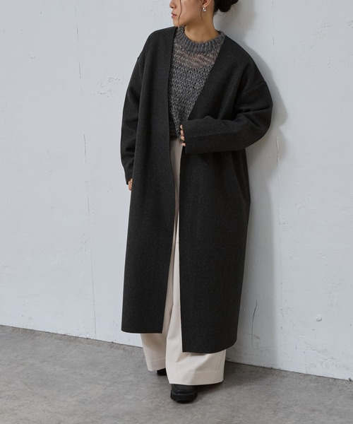 COLONY 2139（コロニートゥーワンスリーナイン）の「リバーコート（その他アウター・レディース・ブラック/チャコールグレー/ライトグレー・FREE）」の4枚目の写真