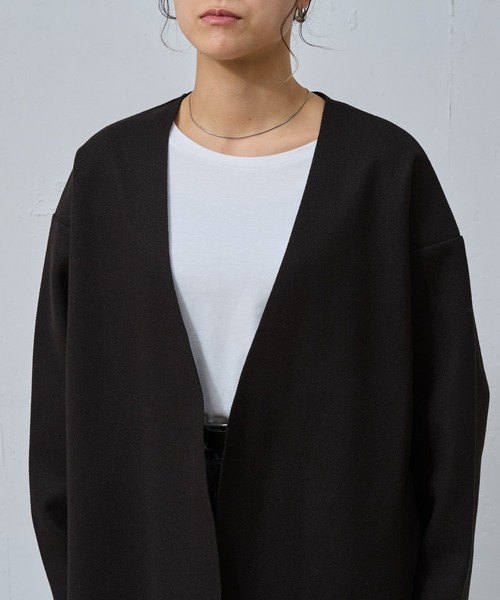 COLONY 2139（コロニートゥーワンスリーナイン）の「リバーコート（その他アウター・レディース・ブラック/チャコールグレー/ライトグレー・FREE）」の12枚目の写真