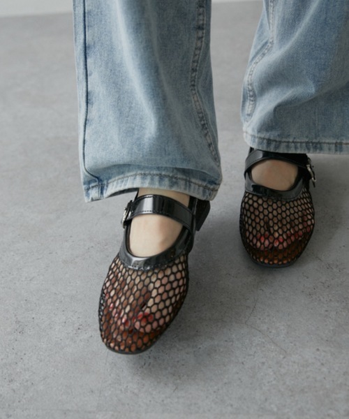 DRWCYS（ドロシーズ）の「メッシュフラットシューズ（バレエシューズ・レディース・ブラック・SMALL/MEDIUM）」の13枚目の写真