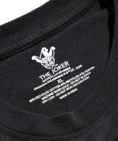 THRIFTY LOOK（スリフティールック）の「THRIFTY LOOK / スリフティールック THRIFTY "BATMAN & JOKER" TEE バットマン ジョーカー ムービーTシャツ ユーズド加工（Tシャツ/カットソー・メンズ・ブラック系その他/ブラック・LARGE/X-LARGE/MEDIUM）」の3枚目の写真