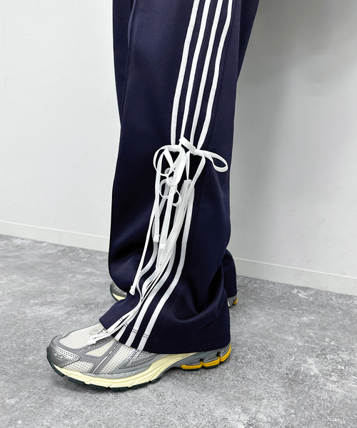 U by SPICK&SPAN（ユーバイスピックアンドスパン）の「サイドリボントラックパンツ（その他パンツ・レディース・ネイビー・FREE）」の9枚目の写真