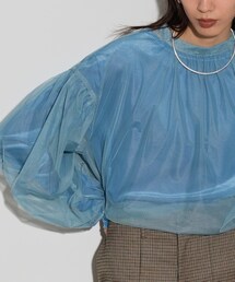 チュールフォルムブラウス