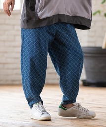 mp12636- Diamond Quilted Denim Balloon Pants パンツ デニムバルーンパンツ
