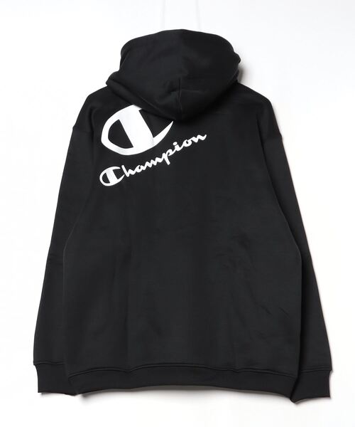 Champion(チャンピオン)の「CHAMPION/チャンピオン プルオーバーパーカー バックプリント ルーズシルエット セットアップ対応 ユニセックス C3-AS104(パーカー・メンズ・グレー/ブラック/グリーン・XL/L/M)」の4枚目の写真