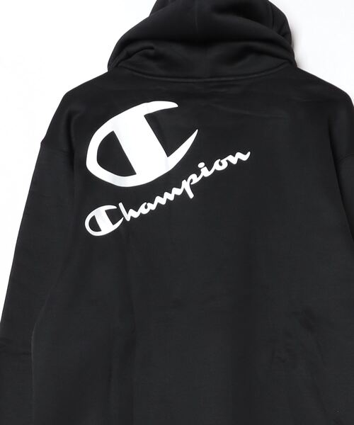 Champion(チャンピオン)の「CHAMPION/チャンピオン プルオーバーパーカー バックプリント ルーズシルエット セットアップ対応 ユニセックス C3-AS104(パーカー・メンズ・グレー/ブラック/グリーン・XL/L/M)」の5枚目の写真