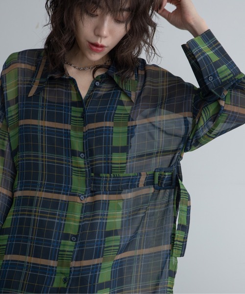 VACANCY（ヴァカンシー）の「ウエストベルトオーバーシャツ（シャツ/ブラウス・レディース・イエロー/その他・FREE）」の22枚目の写真