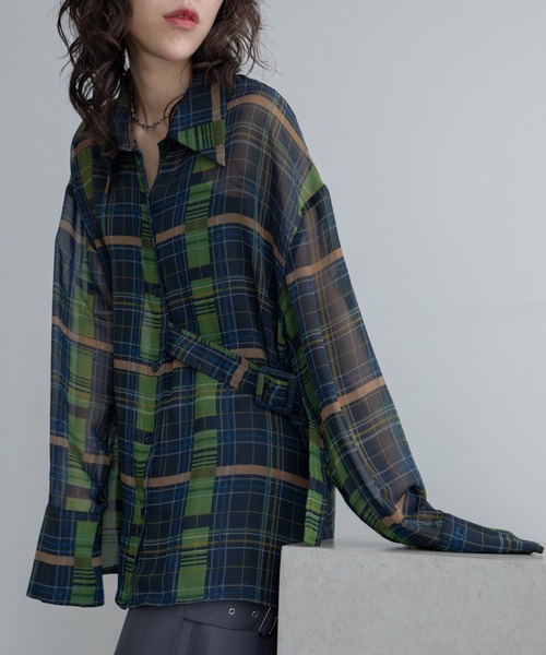 VACANCY（ヴァカンシー）の「ウエストベルトオーバーシャツ（シャツ/ブラウス・レディース・イエロー/その他・FREE）」の20枚目の写真