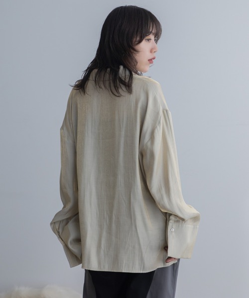 VACANCY（ヴァカンシー）の「ウエストベルトオーバーシャツ（シャツ/ブラウス・レディース・イエロー/その他・FREE）」の8枚目の写真