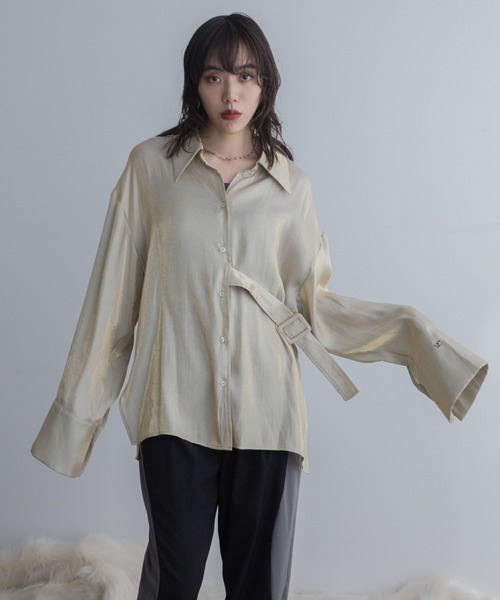 VACANCY（ヴァカンシー）の「ウエストベルトオーバーシャツ（シャツ/ブラウス・レディース・イエロー/その他・FREE）」の7枚目の写真