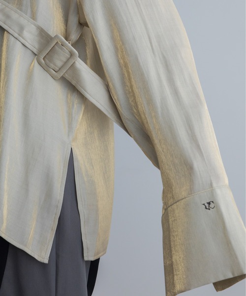 VACANCY（ヴァカンシー）の「ウエストベルトオーバーシャツ（シャツ/ブラウス・レディース・イエロー/その他・FREE）」の9枚目の写真