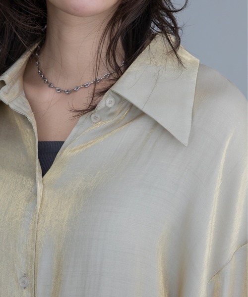 VACANCY（ヴァカンシー）の「ウエストベルトオーバーシャツ（シャツ/ブラウス・レディース・イエロー/その他・FREE）」の10枚目の写真