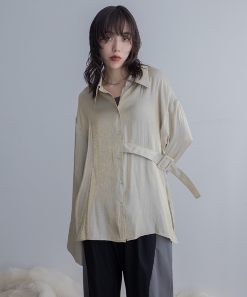 VACANCY（ヴァカンシー）の「ウエストベルトオーバーシャツ（シャツ/ブラウス・レディース・イエロー/その他・FREE）」の6枚目の写真