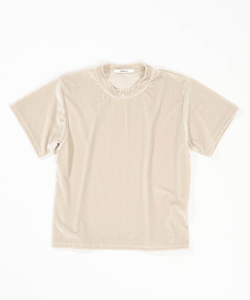 ベロアTシャツ（Tシャツ/カットソー）｜Mia （ミア）の