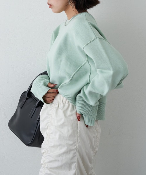 ニット セーター スポンディッシュ2wayZIPカーデ レディース CIAOPANIC TYPY ニット セーター スポンディッシュ2wayZIPカーデ