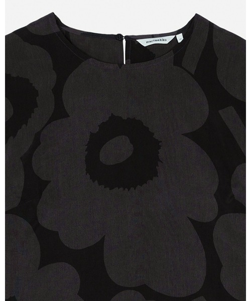 marimekko（マリメッコ）の「【ASIA　EXCLUSIVE】Mundina Unikko / cupro　cut and sew（Tシャツ/カットソー・レディース・ブラック・34/36/38/40）」の8枚目の写真