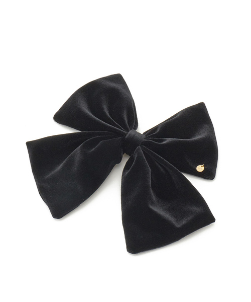 VIS(ビス)の「ビッグベロアリボンヘアカフ(その他ヘアアクセサリー・レディース・ブラウン系その他2/ブラック・FREE)」の6枚目の写真