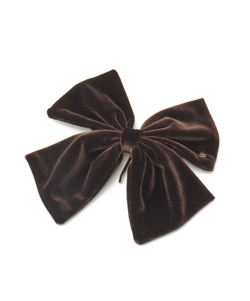 VIS(ビス)の「ビッグベロアリボンヘアカフ(その他ヘアアクセサリー・レディース・ブラウン系その他2/ブラック・FREE)」の7枚目の写真