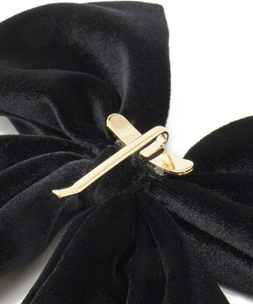 VIS(ビス)の「ビッグベロアリボンヘアカフ(その他ヘアアクセサリー・レディース・ブラウン系その他2/ブラック・FREE)」の11枚目の写真