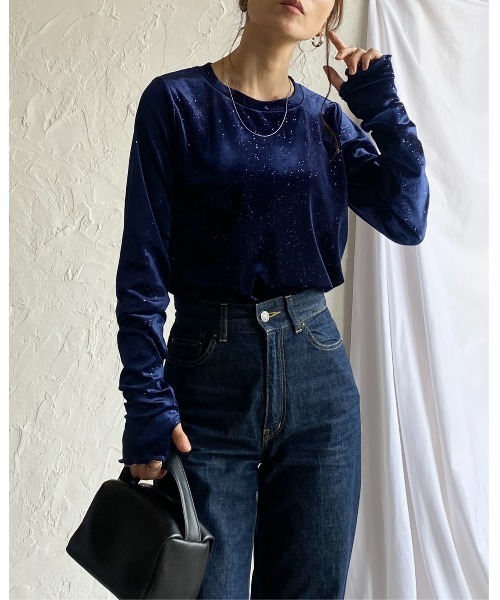 グズラ　アルベロベロ　ベロアカットソー⭐︎美品 ベロアカットソー(ひすいいろ) | LOVOT ウェブストア