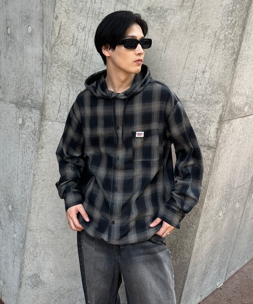 sedacle（セダクル）の「アソートフードシャツ（シャツ/ブラウス・メンズ・ベージュ/ブラック/カーキ/ボルドー・SMALL/MEDIUM/LARGE）」の19枚目の写真