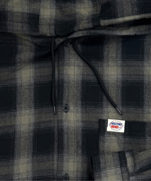 sedacle（セダクル）の「アソートフードシャツ（シャツ/ブラウス・メンズ・ベージュ/ブラック/カーキ/ボルドー・SMALL/MEDIUM/LARGE）」の14枚目の写真