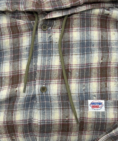 sedacle（セダクル）の「アソートフードシャツ（シャツ/ブラウス・メンズ・ベージュ/ブラック/カーキ/ボルドー・SMALL/MEDIUM/LARGE）」の16枚目の写真