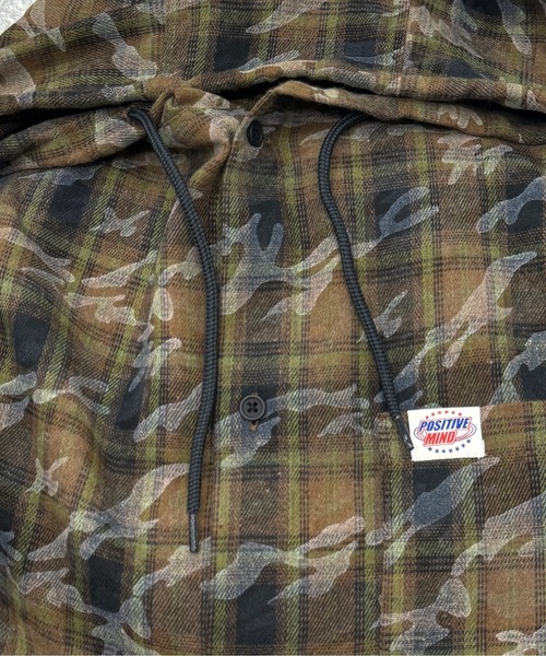 sedacle（セダクル）の「アソートフードシャツ（シャツ/ブラウス・メンズ・ベージュ/ブラック/カーキ/ボルドー・SMALL/MEDIUM/LARGE）」の17枚目の写真