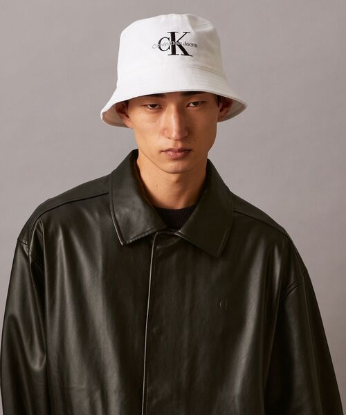 カルバンクライン モノグラム バケットハット モノグラムロゴバケットハット(ハット)|Calvin Klein