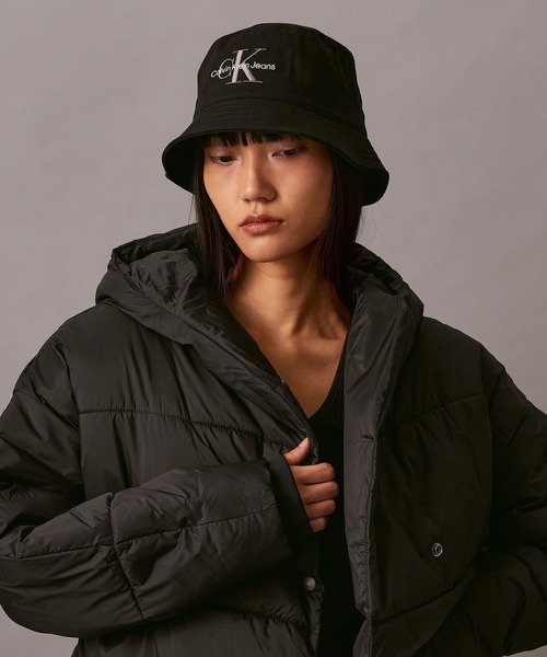 Calvin Klein（カルバン・クライン）の「モノグラムロゴバケットハット（ハット・メンズ・ブラック/ホワイト・58）」の8枚目の写真
