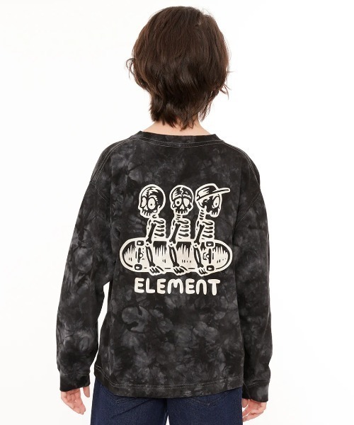 ELEMENT（エレメント）の「ELEMENT キッズ TIMBER 3 LS YOUTH ロンＴ 【2024年秋冬モデル】/エレメントキッズ長袖バックプリントロンT（Tシャツ/カットソー・キッズ・ブラック系その他/オレンジ/ホワイト・SMALL/MEDIUM/LARGE/X-LARGE）」の3枚目の写真