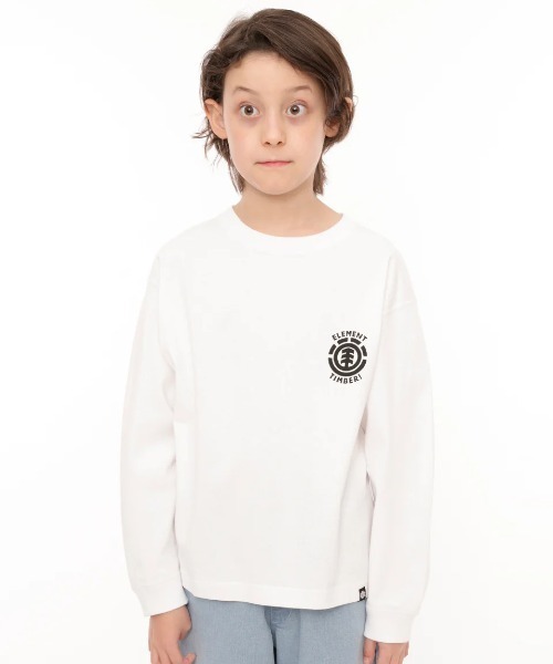 ELEMENT（エレメント）の「ELEMENT キッズ TIMBER 3 LS YOUTH ロンＴ 【2024年秋冬モデル】/エレメントキッズ長袖バックプリントロンT（Tシャツ/カットソー・キッズ・ブラック系その他/オレンジ/ホワイト・SMALL/MEDIUM/LARGE/X-LARGE）」の4枚目の写真