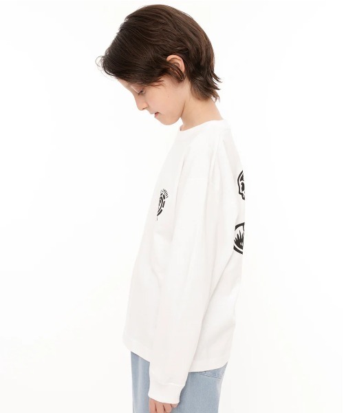 ELEMENT（エレメント）の「ELEMENT キッズ TIMBER 3 LS YOUTH ロンＴ 【2024年秋冬モデル】/エレメントキッズ長袖バックプリントロンT（Tシャツ/カットソー・キッズ・ブラック系その他/オレンジ/ホワイト・SMALL/MEDIUM/LARGE/X-LARGE）」の5枚目の写真
