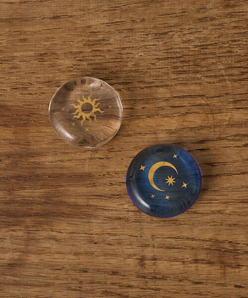 BIRTHDAY BAR（バースデイバー）の「SUN&MOON ペア箸&箸置きセット（カトラリー・レディース・クリア・0）」の7枚目の写真