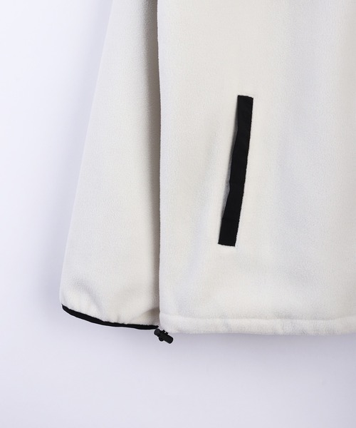 GERRY（ジェリー）の「GERRY ナイロン切替フリースジャケット（ナイロンジャケット・メンズ・アイボリー/グレー/ブラック/ブルー/パープル・M/L/LL）」の6枚目の写真