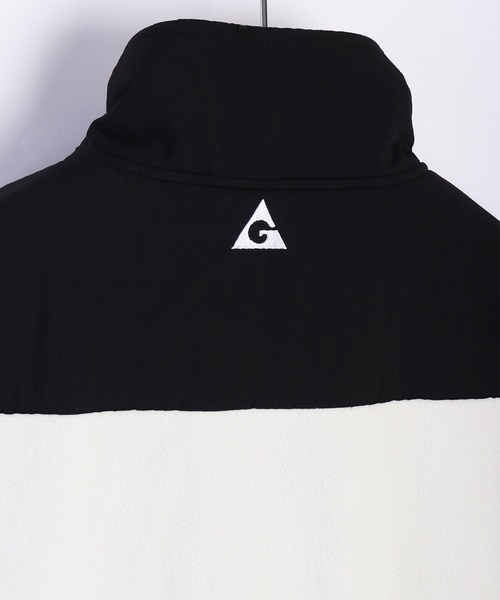 GERRY（ジェリー）の「GERRY ナイロン切替フリースジャケット（ナイロンジャケット・メンズ・アイボリー/グレー/ブラック/ブルー/パープル・M/L/LL）」の10枚目の写真