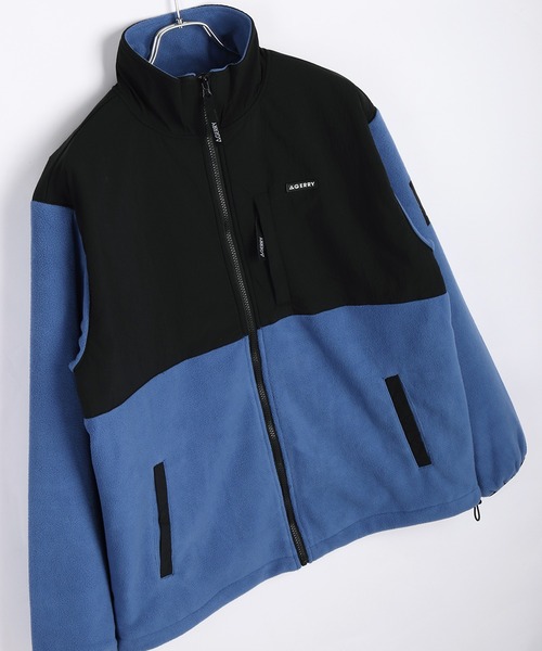 セール】GERRY ナイロン切替フリースジャケット（ナイロンジャケット