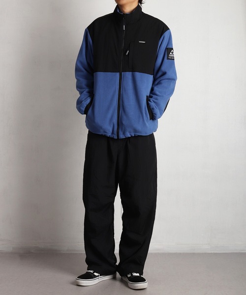 セール】GERRY ナイロン切替フリースジャケット（ナイロンジャケット