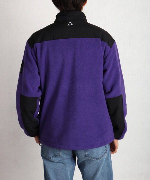 GERRY（ジェリー）の「GERRY ナイロン切替フリースジャケット（ナイロンジャケット・メンズ・アイボリー/グレー/ブラック/ブルー/パープル・M/L/LL）」の19枚目の写真