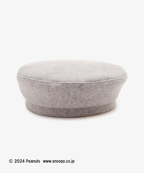 Afternoon Tea（アフタヌーンティー）の「バスクライクベレー帽/PEANUTS（ハンチング/ベレー帽・レディース・ライトグレー・ONE SIZE）」の3枚目の写真