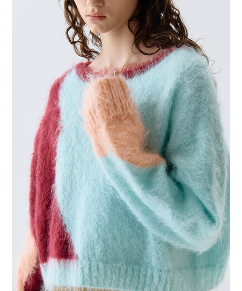 A MENDA モヘアシャギーニット A MENDA モヘアシャギーニット