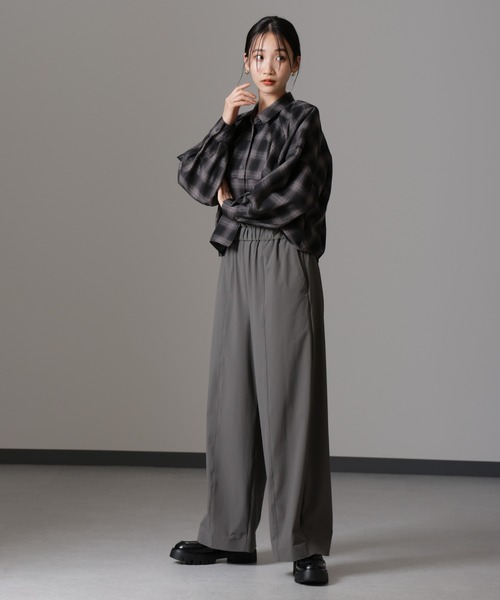 バルーン シャツ / セットアップ対応 バルーン シルエット シャツ(セットアップ可)