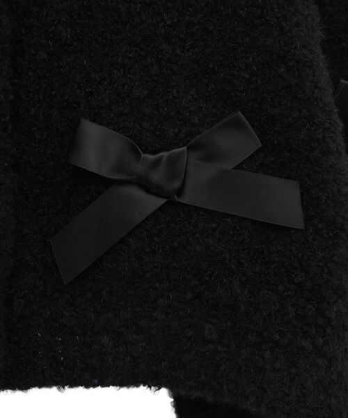 Maison de FLEUR（メゾンドフルール）の「絆のリボンカーディガン（カーディガン/ボレロ・レディース・アイボリー/ブラック・FREE）」の18枚目の写真