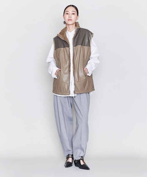 ASTRAET（アストラット）の「＜ASTRAET＞コンビ リバーシブル ベスト（ベスト・レディース・グレー・FREE）」の3枚目の写真