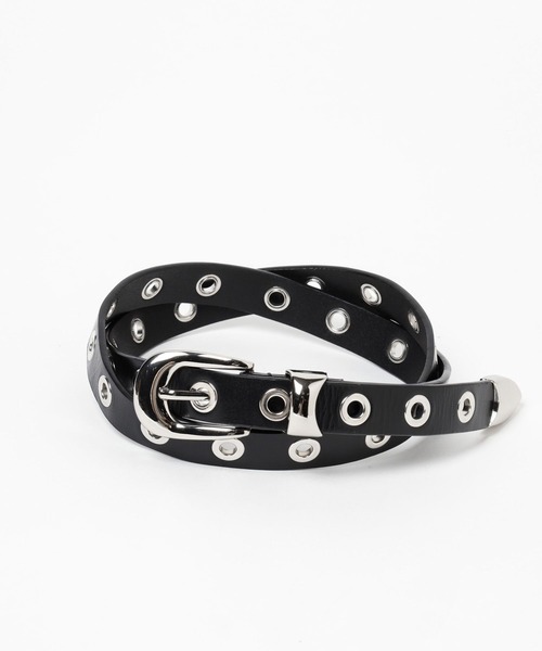 HARE(ハレ)の「アイレットベルト(HARE)(ベルト・メンズ・ブラック・FREE)」の5枚目の写真