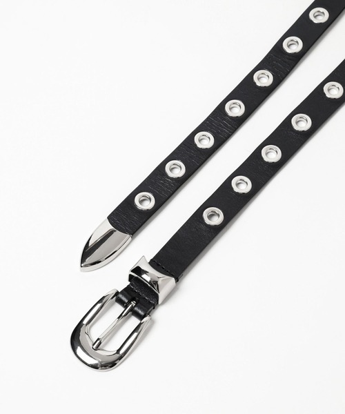 HARE(ハレ)の「アイレットベルト(HARE)(ベルト・メンズ・ブラック・FREE)」の9枚目の写真