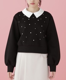 ◇襟付き2WAYビジュースウェット