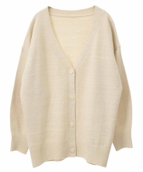 31 Sons de mode（トランテアン　ソン　ドゥ　モード）の「ロングカーデセットミニワンピース（ワンピース・レディース・ライトグレー/キャメル/ラベンダー/オフホワイト・フリー）」の9枚目の写真